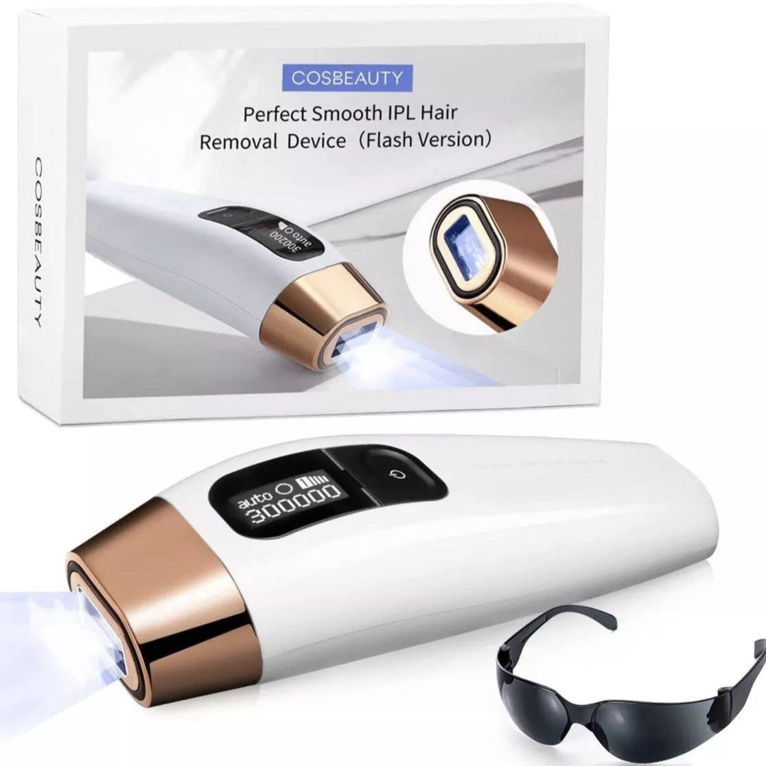 IPL Laser Hair Removal System – 5 Power Levels, 2 Modes