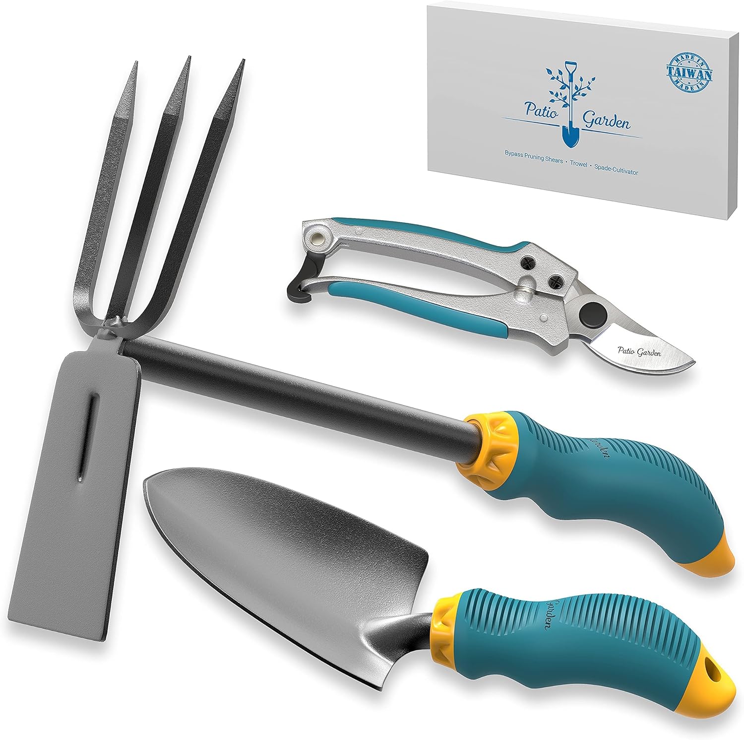 garden tool kit set Heavy-Duty Gardening Tools Set – 3-Piece Ergonomic Garden Hand Tool Ki