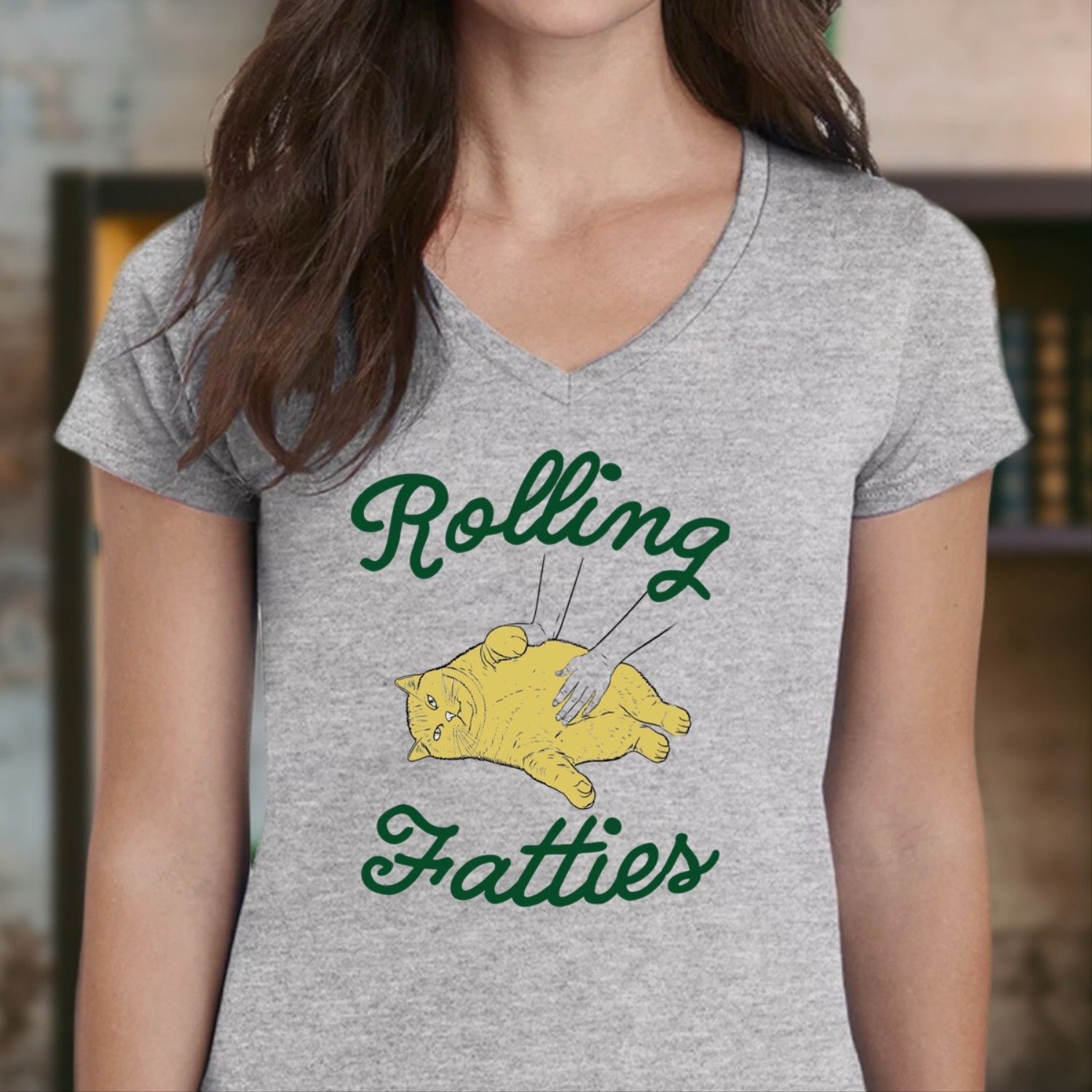 "Rolling Fatties" Premium Midweight Ringspun Cotton T-Shirt - Mens/Womens Fits