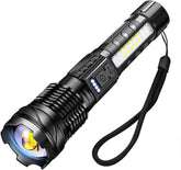 A76 Rechargeable Flashlight 20000 Lumens – Ultra Bright LED with 7 Mode