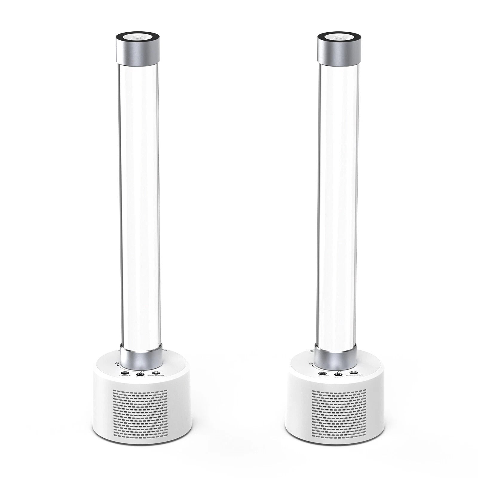 Set of 2 Bluetooth LED Light Bar with Speaker – Sync Music Reactive Ambience Lights