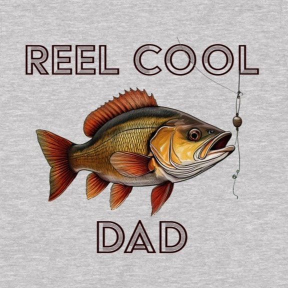 "Reel Cool Dad" Premium Midweight Ringspun Cotton T-Shirt - Mens/Womens Fits