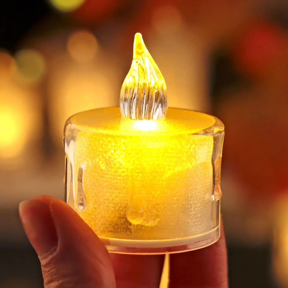 24 pack - LED Flameless Candle Lights – Realistic Flame Effect for Safe Festive Decor