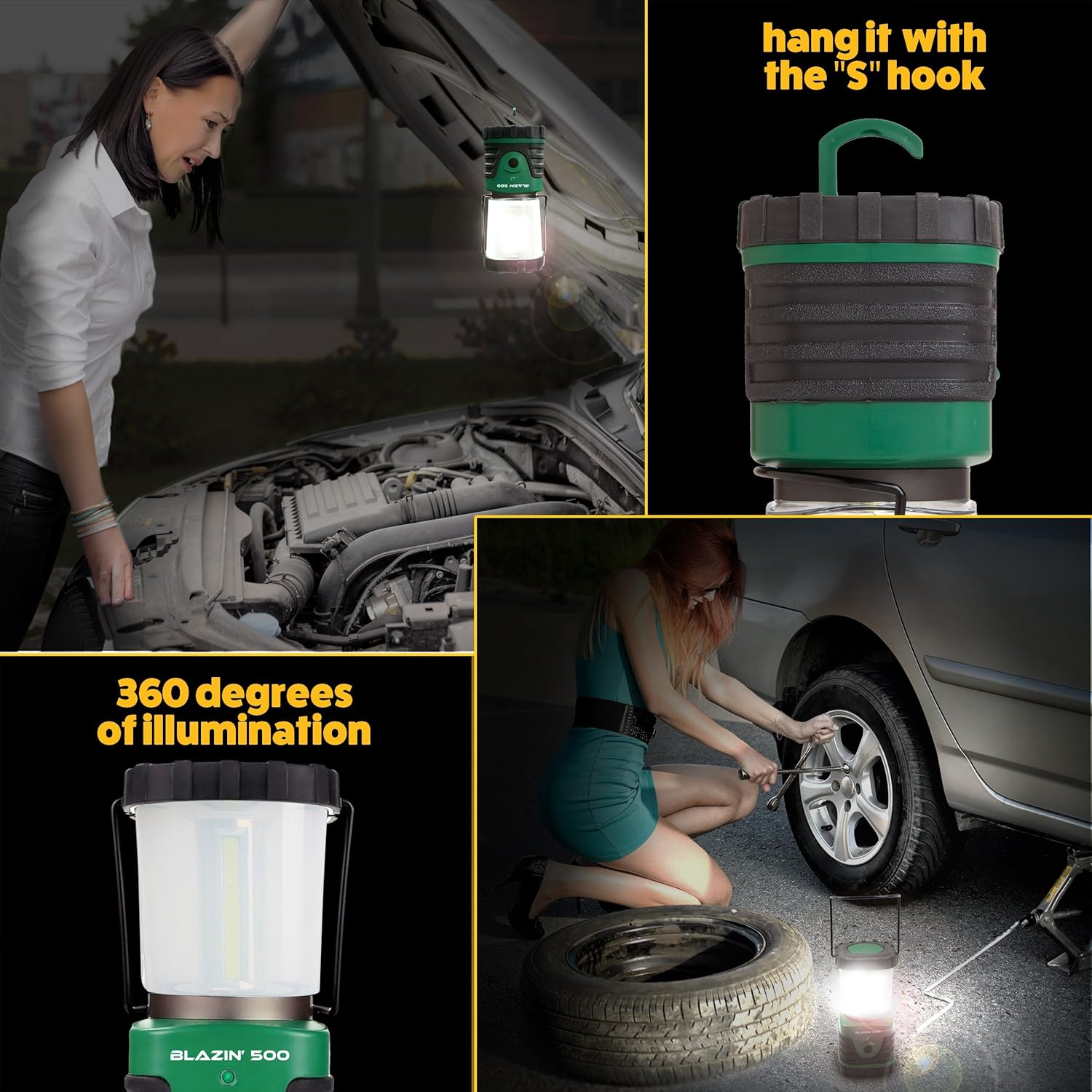 Blazin' 500 LED Lantern – Battery Powered Emergency & Camping Light
