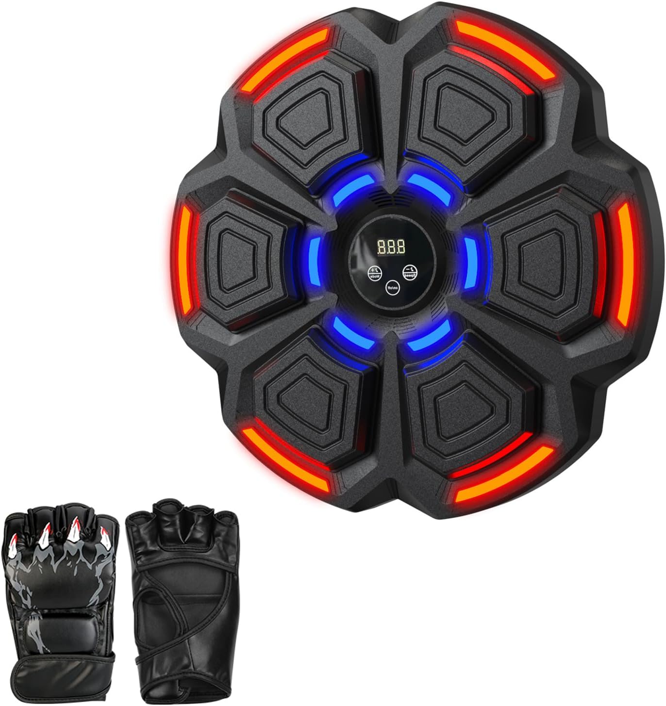 Bluetooth Smart Boxing Machine – Wall Mounted with 9 Speeds & Built-in Speaker
