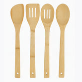 Smart Chef Bamboo Cooking Utensils – 4pc Eco-Friendly Kitchen Tool Set