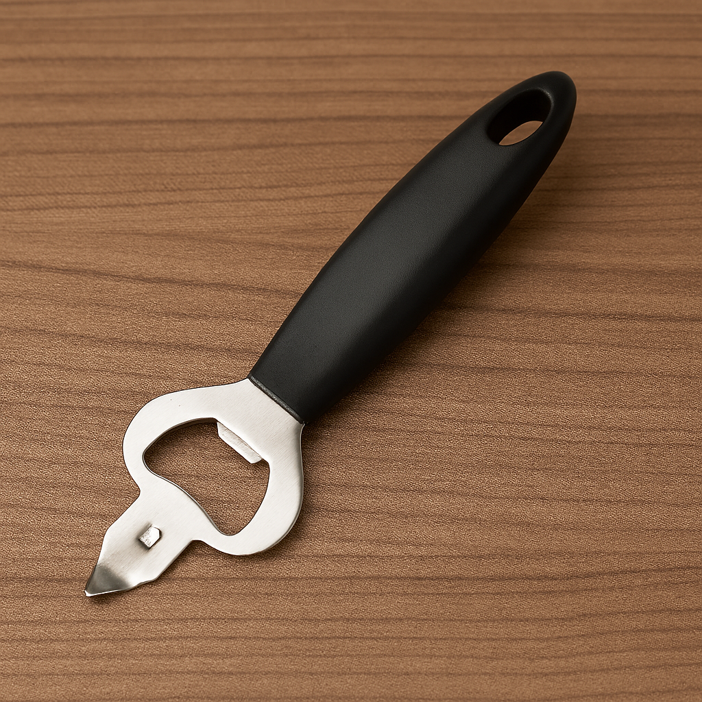 Smart Chef 7″ Bottle Opener & Can Tapper – Stainless Steel