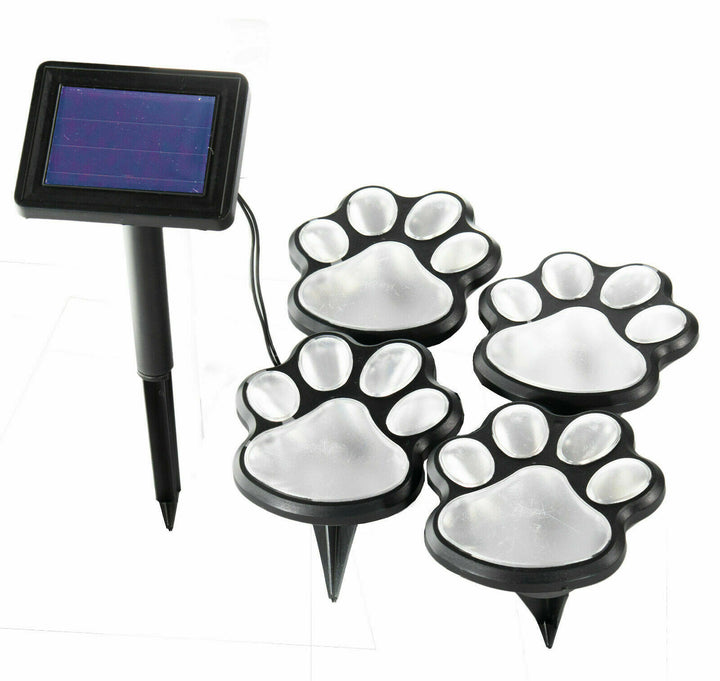 Whimsical Solar Garden Lights – Set of 4 Decorative Outdoor Pathway Lights