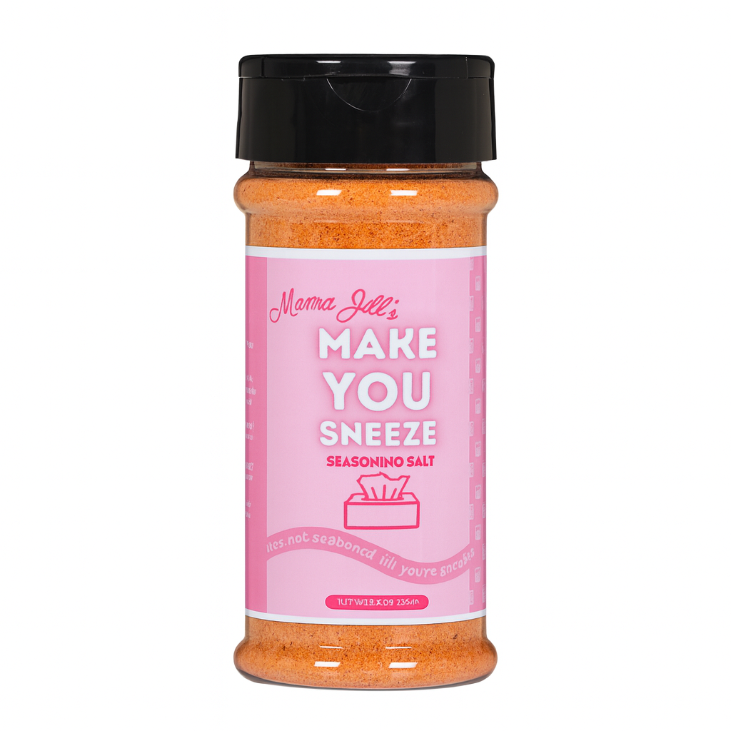 Mama Jill’s Seasoning Trio – 3-Pack (5.5 oz Each): Everything BBQ, Make You Sneeze Salt, Creamy Chili Powder