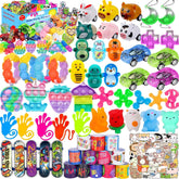 117 Pcs Kids Party Favor Toy Set – Fidgets, Prizes & Goodie Bag Fillers