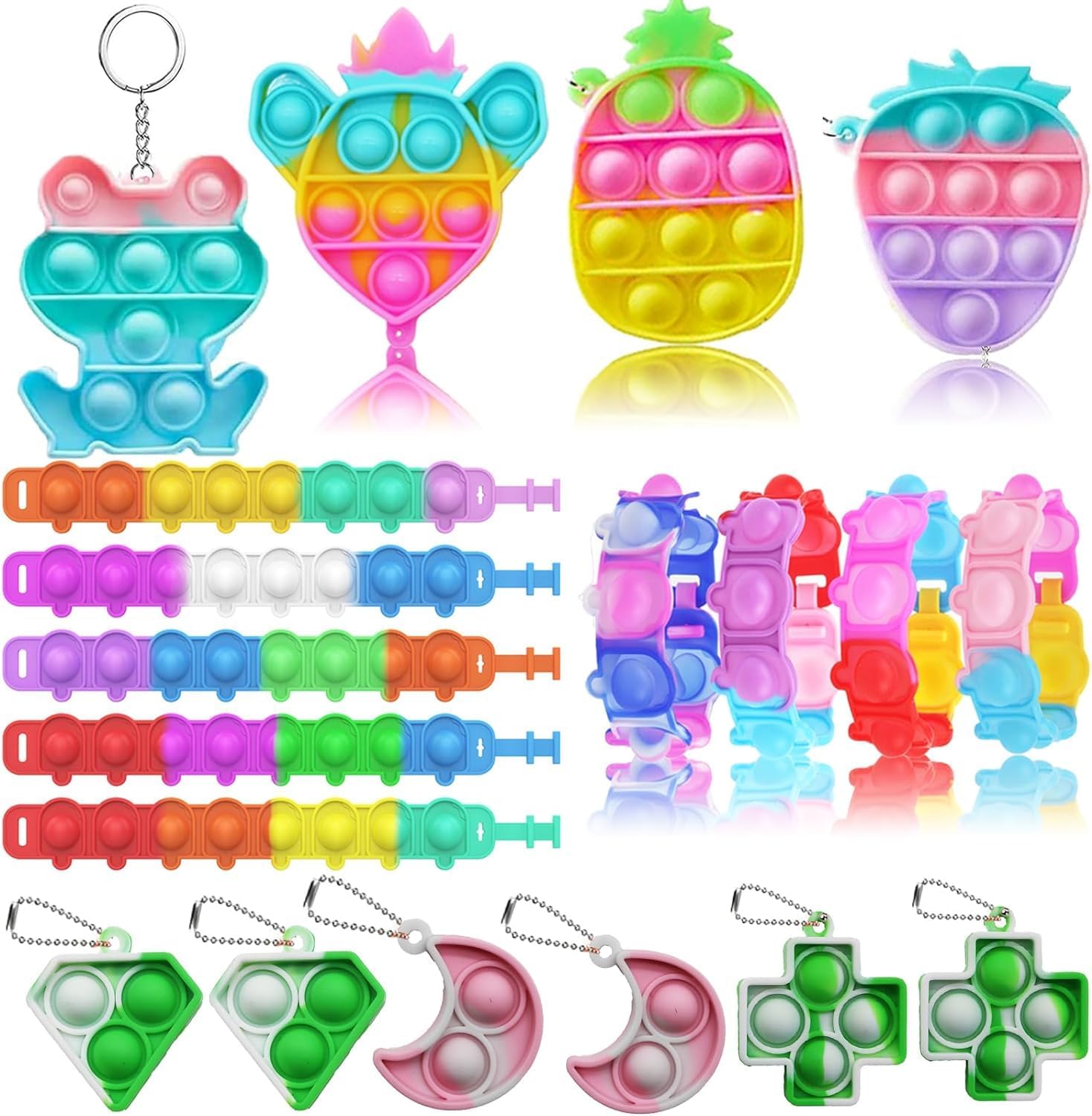 117 Pcs Kids Party Favor Toy Set – Fidgets, Prizes & Goodie Bag Fillers