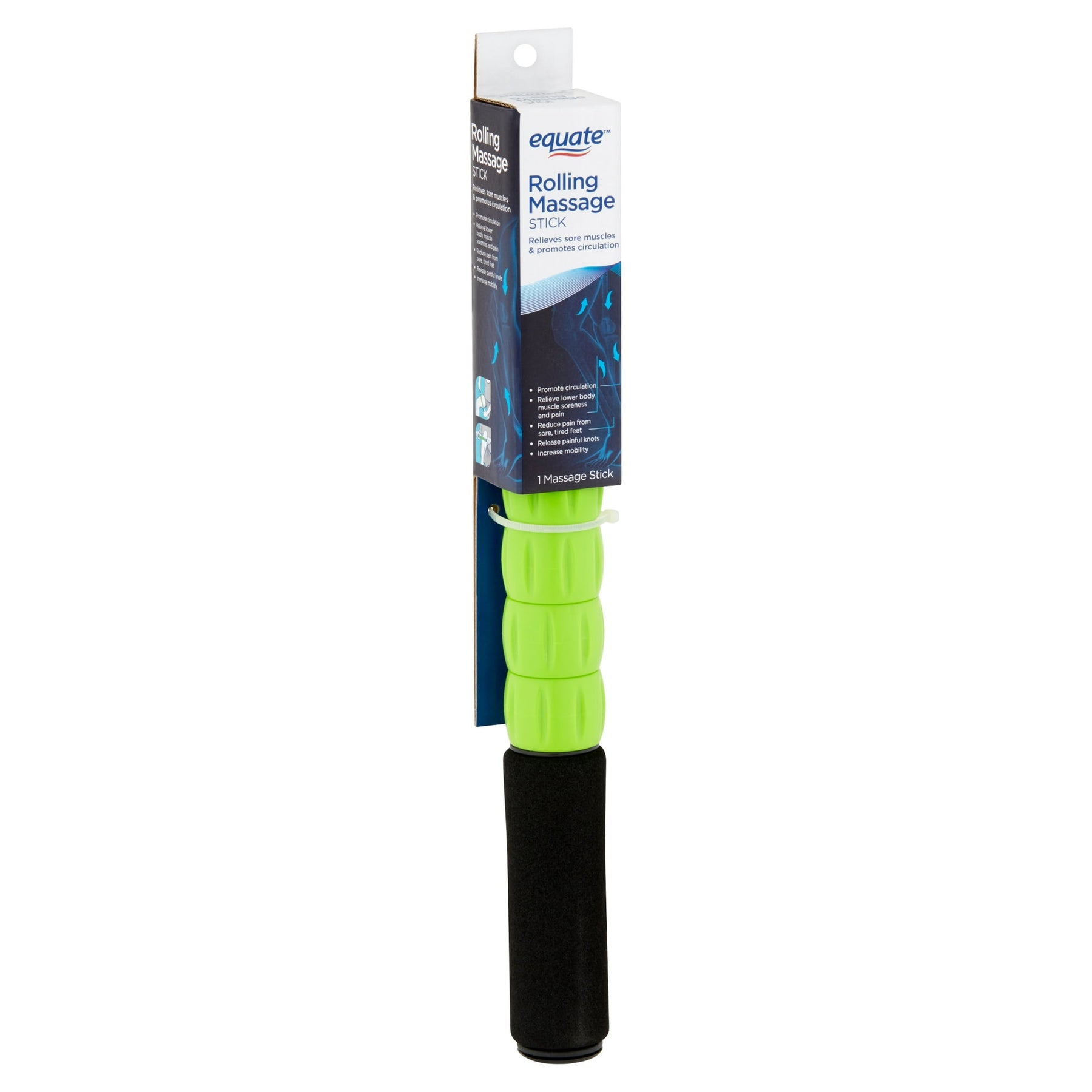 Equate Rolling Massage Stick – 14" Muscle Roller