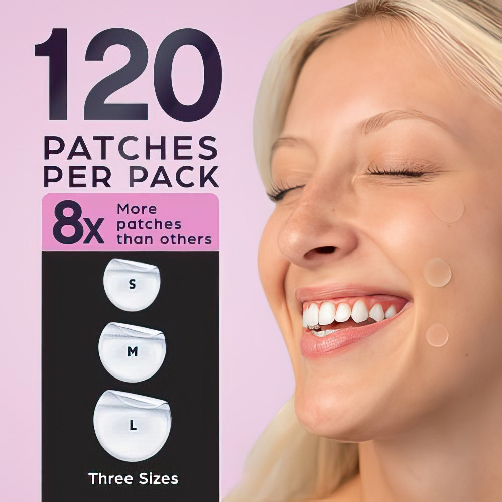 KEYCONCEPTS Acne Patches – 120 Count Hydrocolloid Pimple Patches with Tea Tree Oil