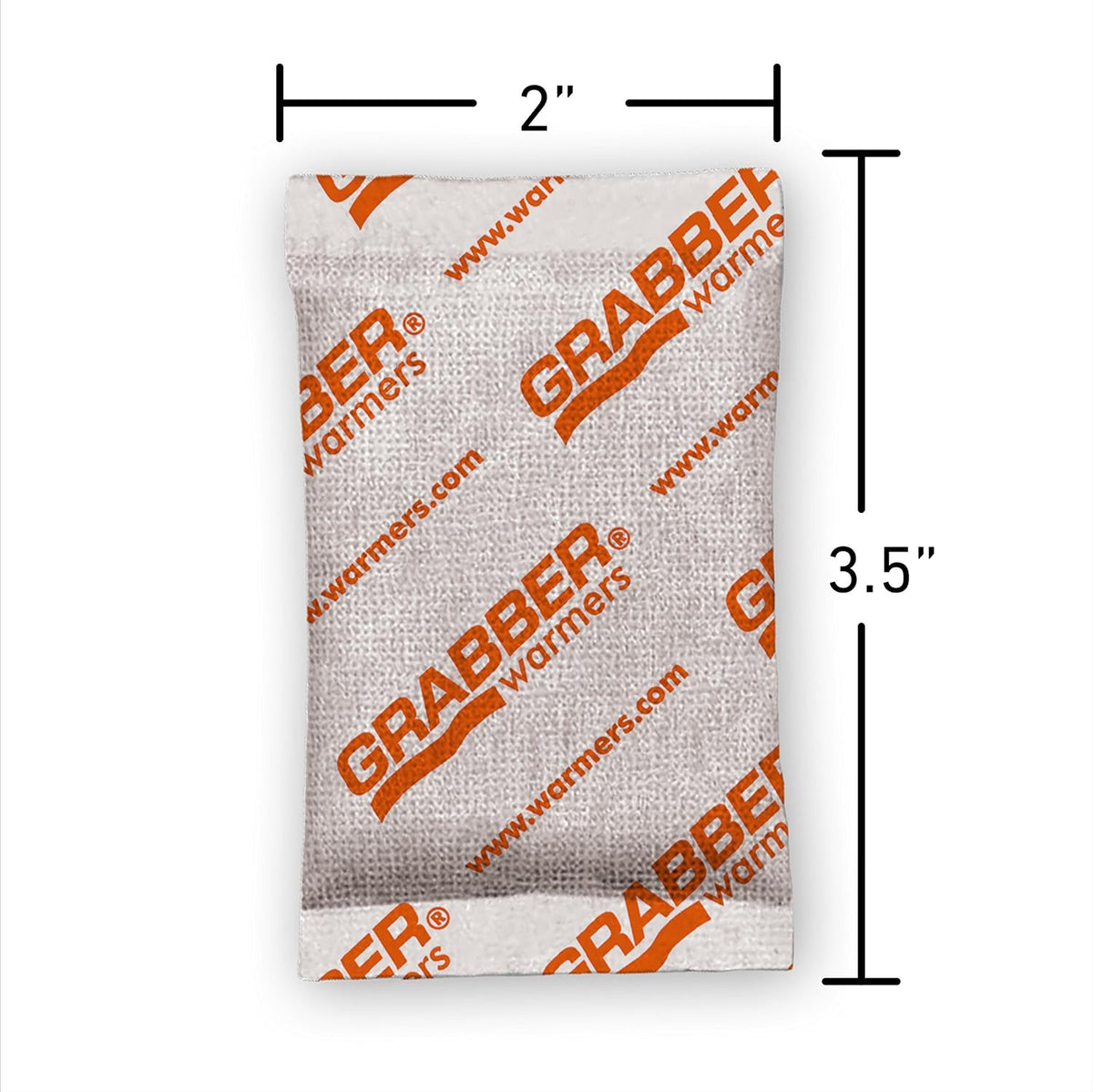 Grabber Hand Warmers Pack of 2 - 7hr Heat for Hands & Fingers