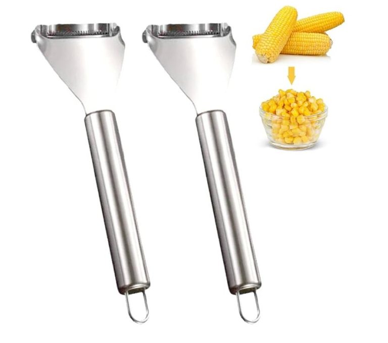 2pk Fast Corn Peeler Stripper – Stainless Steel Corn Kernel Remover Tool