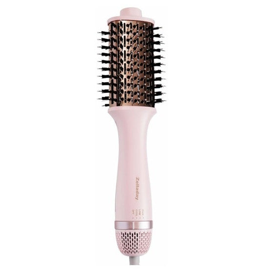 Zelladay Dual Ionic Blow Dryer Brush – Hot Air Brush for Fast Blowouts