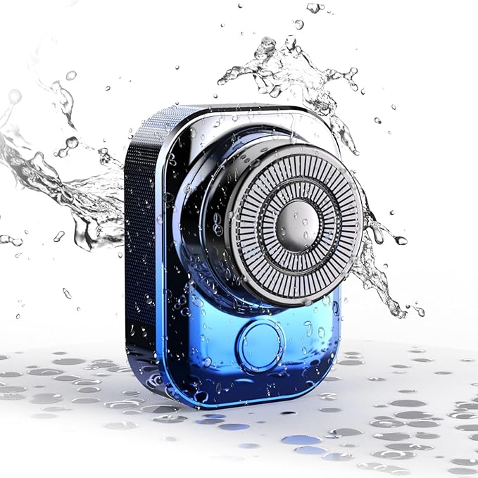 Mini Electric Shaver for Men – Portable Travel Razor USB-C Waterproof