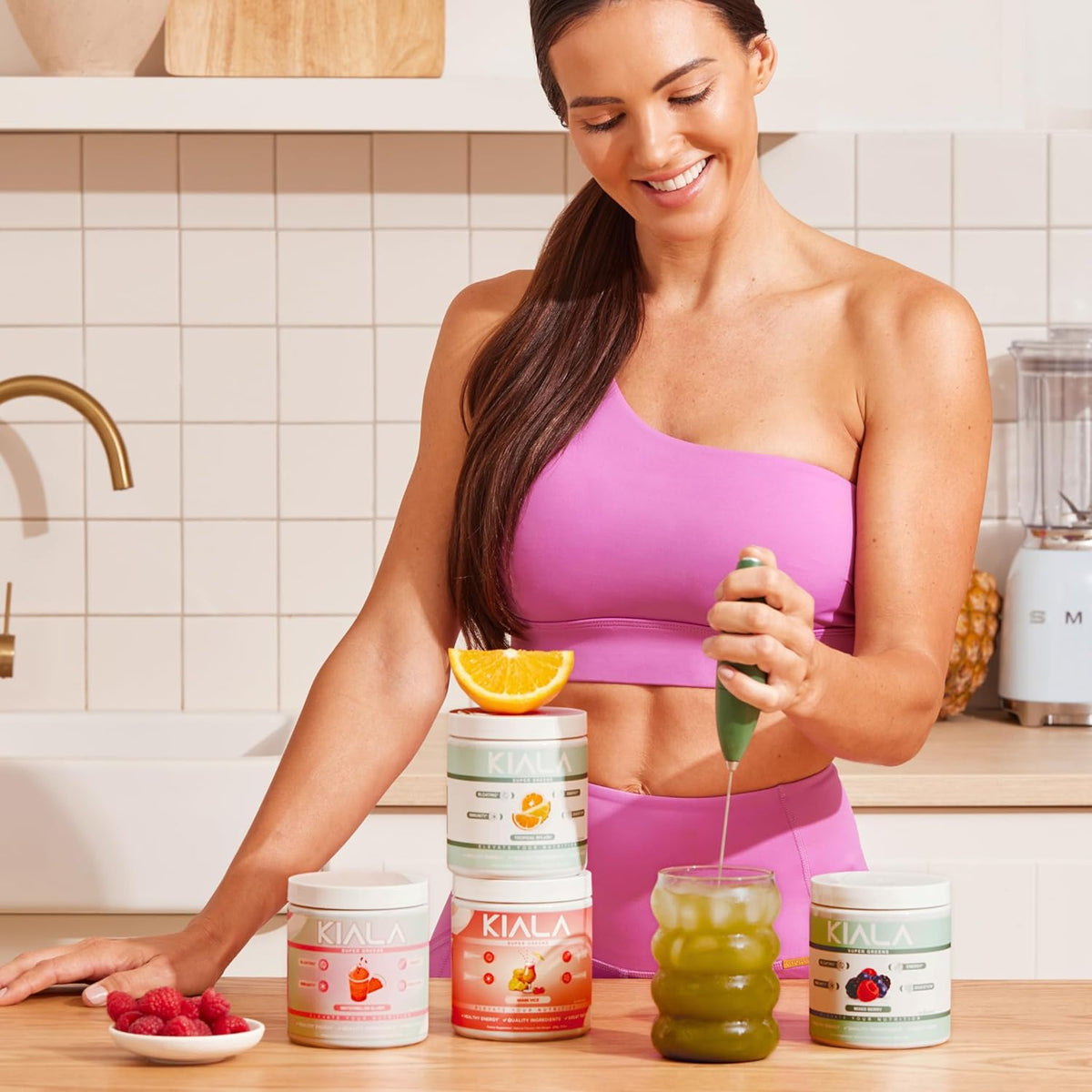 Kiala Nutrition Super Greens Powder – Daily Organic Greens Supplement Drink