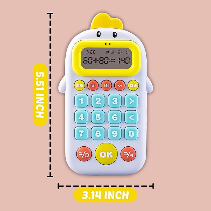Chicken Calculator Toy for Kids – Early Learning Math Game & Educational Toy