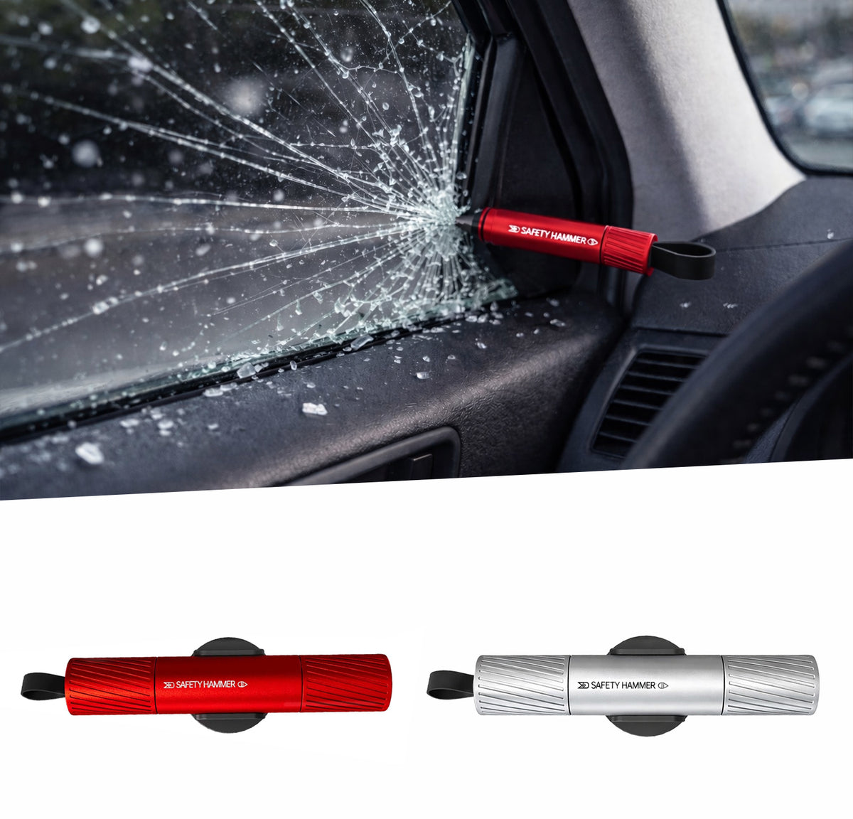 Car Window Breaker & Seat Belt Cutter – Emergency Auto Escape Tool
