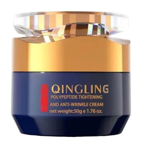 Qingling Anti-Wrinkle Face Cream with Peptides – Firming & Tightening Moisturizing Anti-Aging Cream