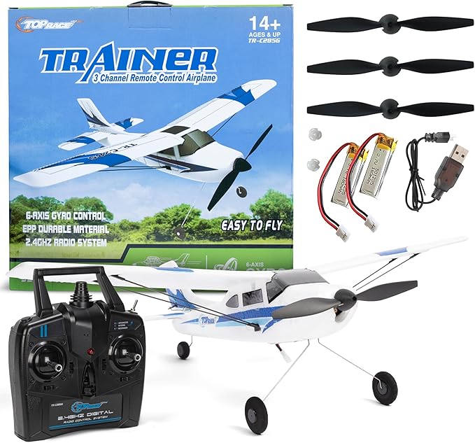Remote Control Airplane 3 Channel RC Plane with 2.4GHz Remote – Beginner to Advanced