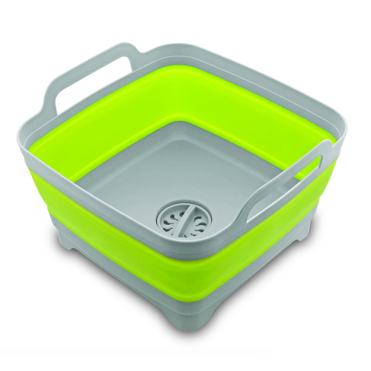 2.5-Gallon Collapsible Camping Sink with Drain Plug and Carry Handles