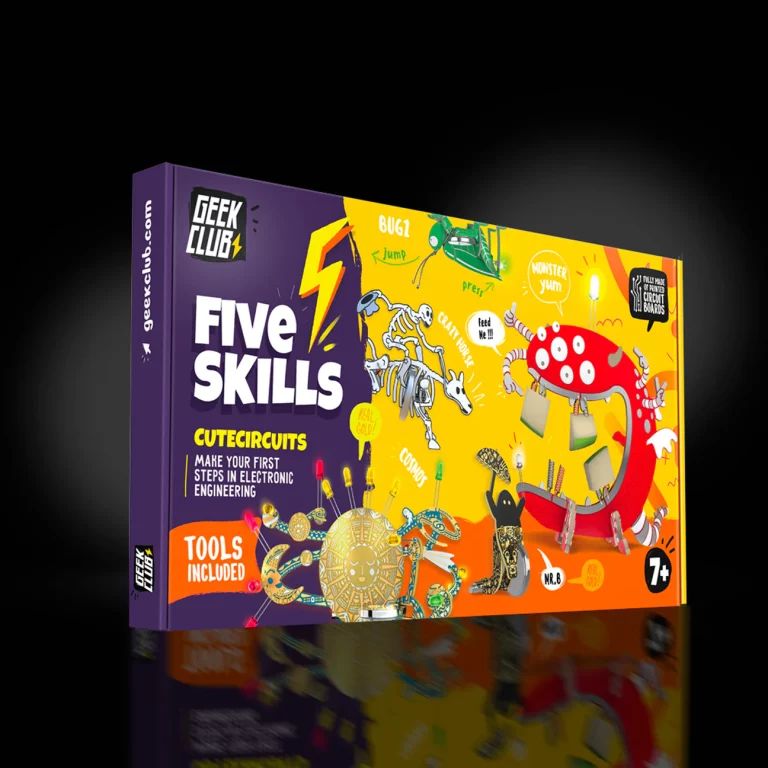 Geek Club Five Skills CuteCircuits STEM Engineering Building Kit