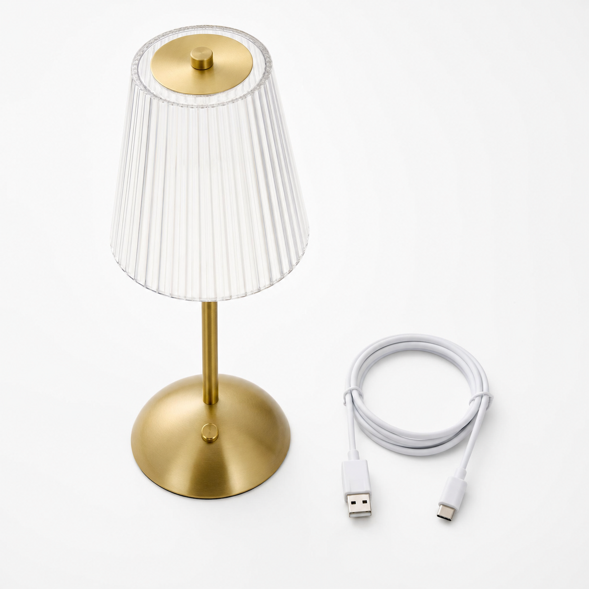 Celeste Cordless Touch Table Lamp – Rechargeable Luxury Accent Light with 3 Dimmable Modes