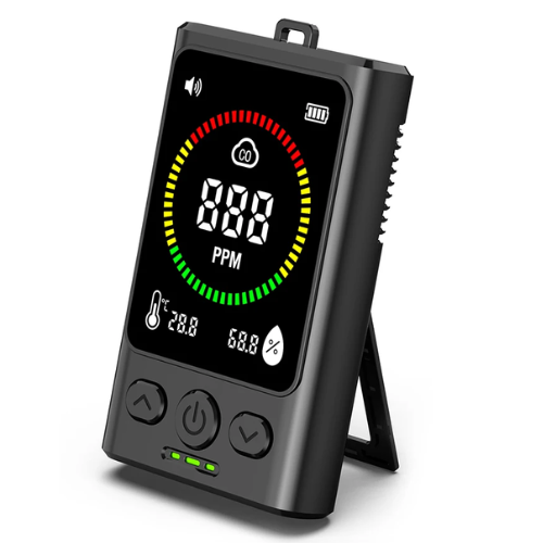 3-in-1 Portable Carbon Monoxide, Temperature and Humidity Monitor