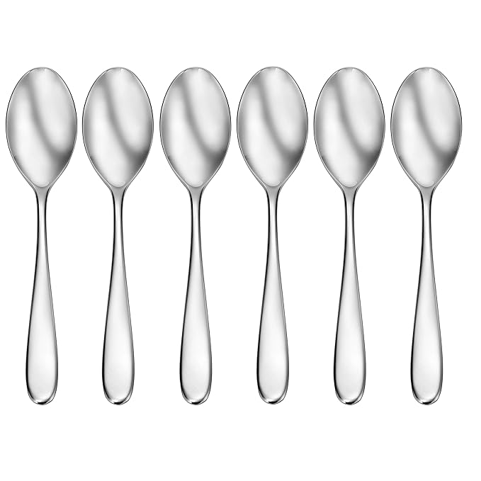 Craft Kitchen 6-Piece Stainless Steel Classic Dinner Spoons Set