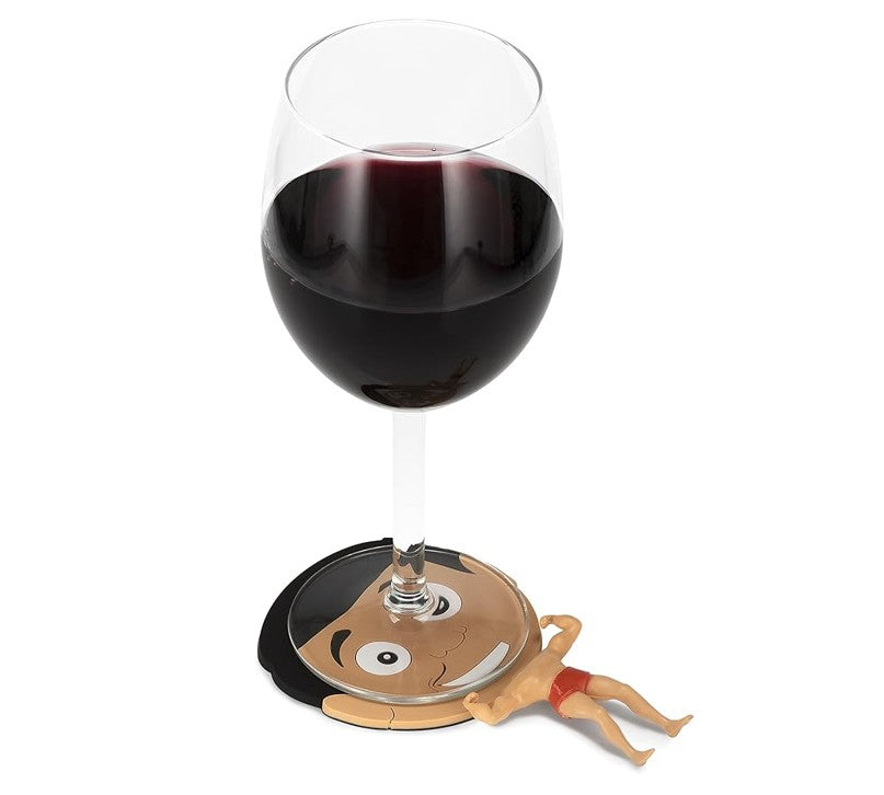 Flat Out Flat Chad Drink Coasters - 2 Pack