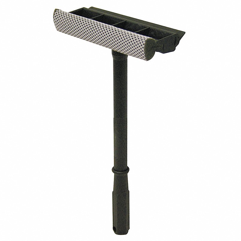 8" Window Washer & Squeegee with 14" Handle - Shine Your Windows & Shower