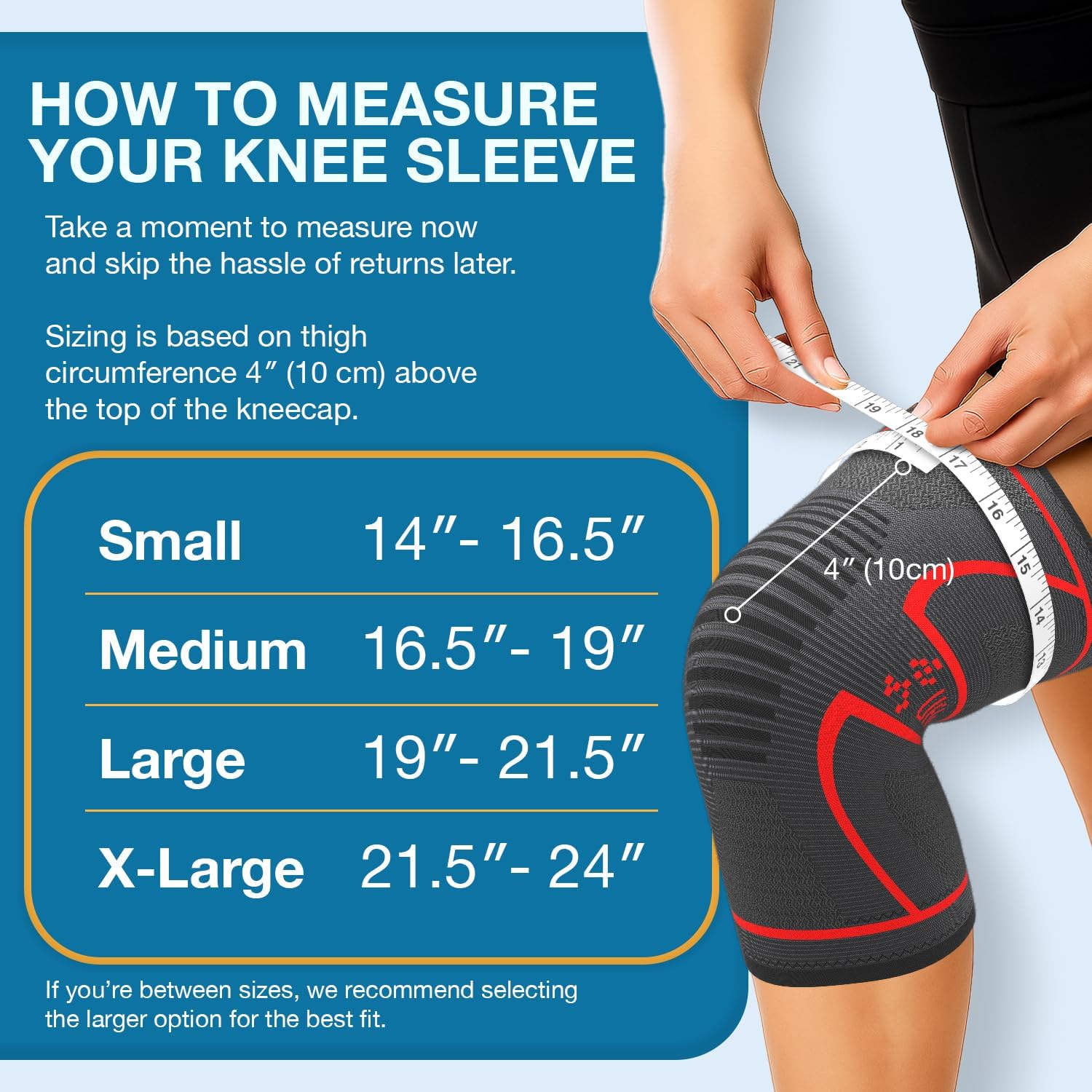 2pk UFlex Knee Compression Sleeves – Non-Slip Support for Sports & Recovery