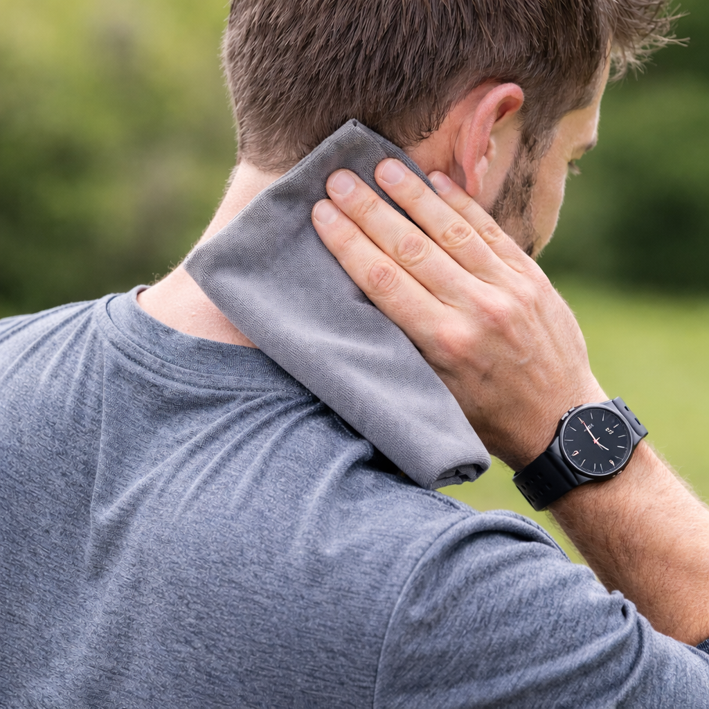 QuickDry Microfiber Active Performance Cooling Towel - For Gym And Travel