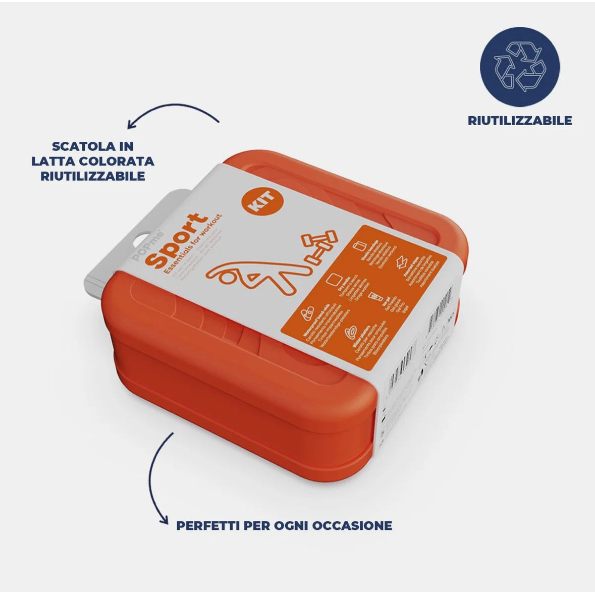 24pc POPme Sport Emergency kit - Great For Car, Backpack & Travel!