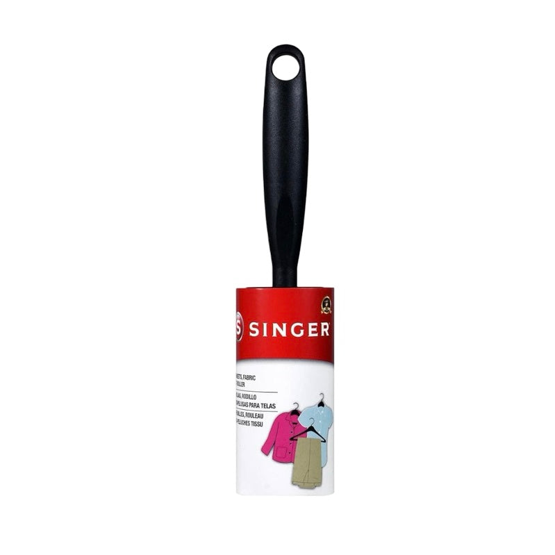 3pk Singer 65 Sheet Lint Rollers, Ergonomic Handle - Refillable Rollers