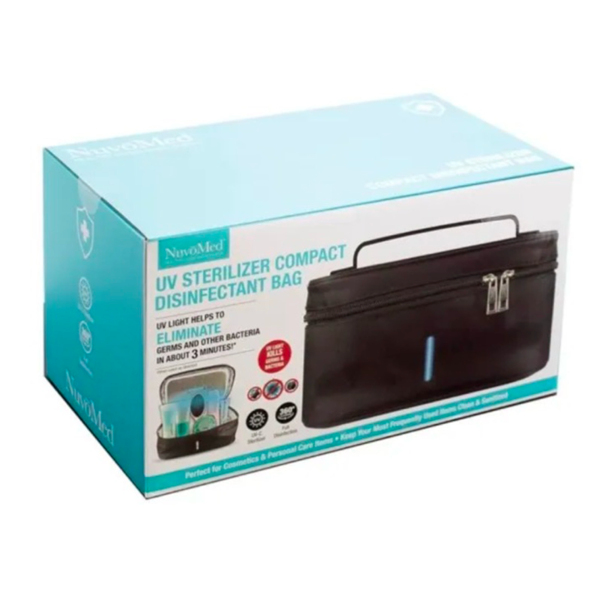 Nuvomed Compact UV Sterilizer Bag - Eliminate 99% of Germs