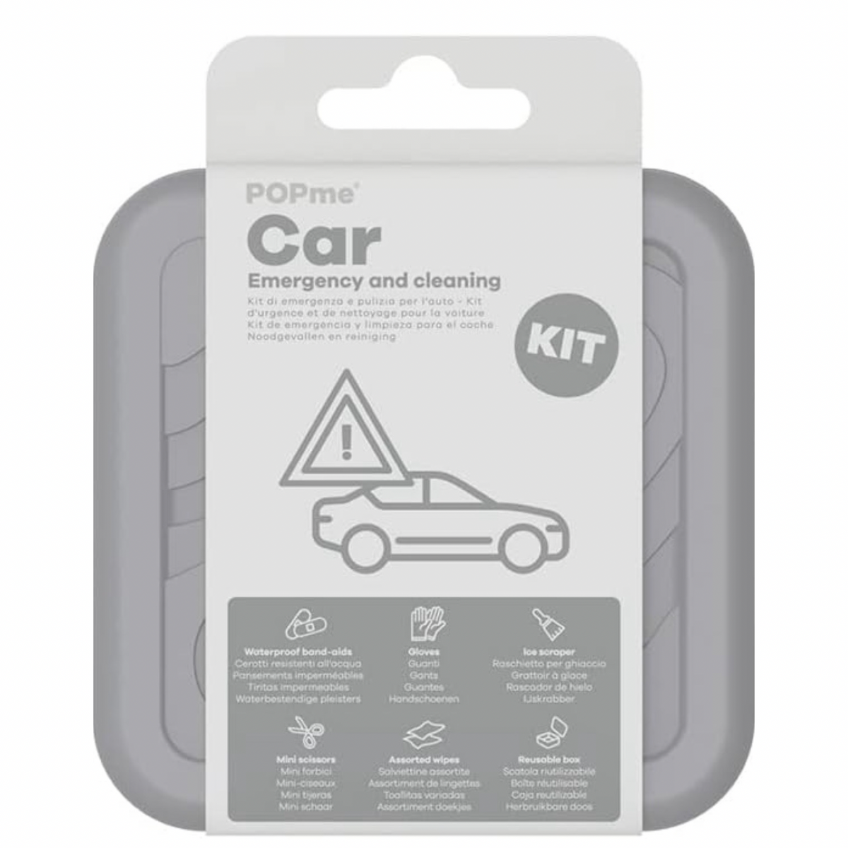 24pc POPme Emergency First Aid Kit Car Emergency & Cleaning Kit