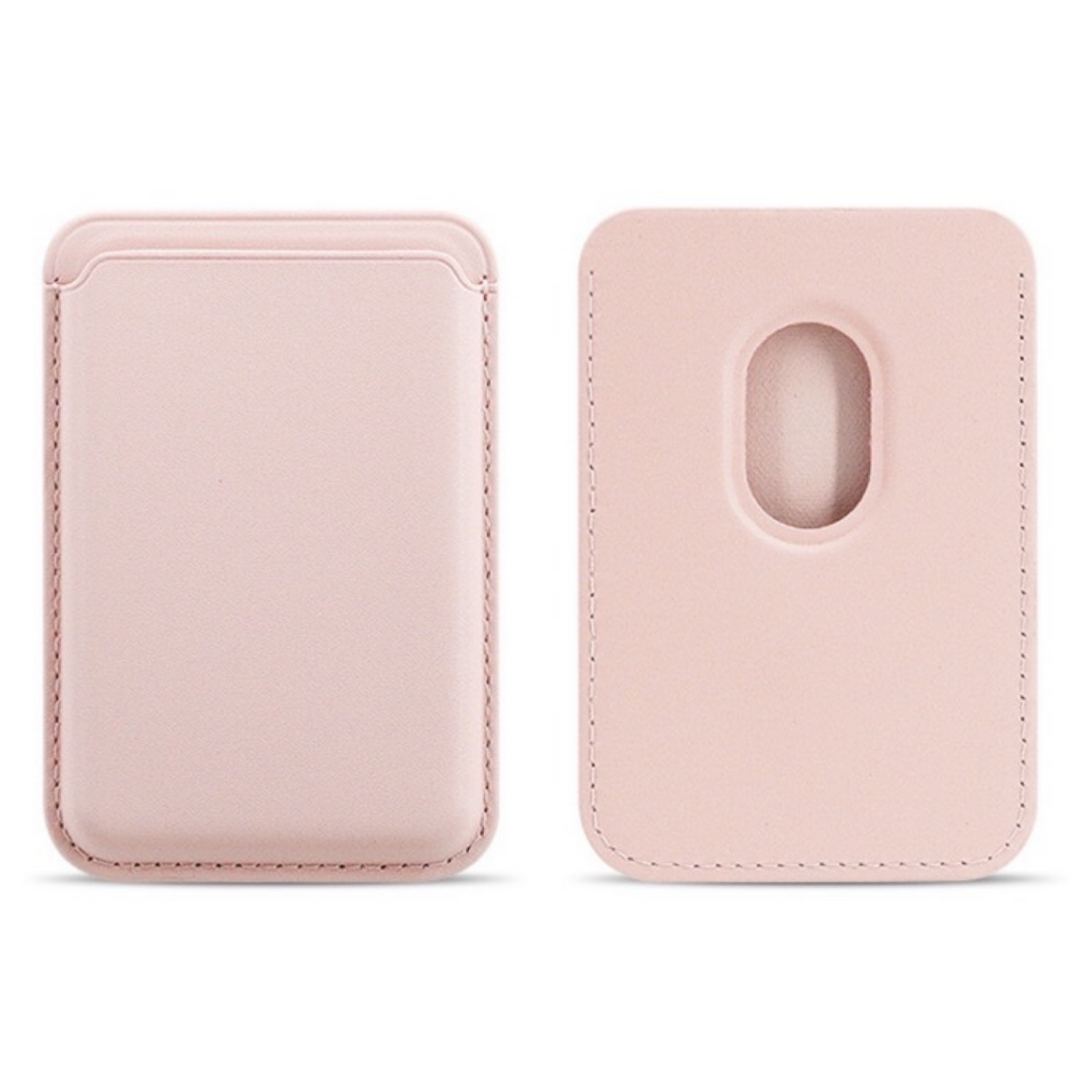 Magnetic Vegan Leather Cell Phone Credit Card Holder Wallet