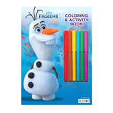 11" x 8" Bendon Frozen II Coloring And Activity Book, 32pgs w/ 6 Markers