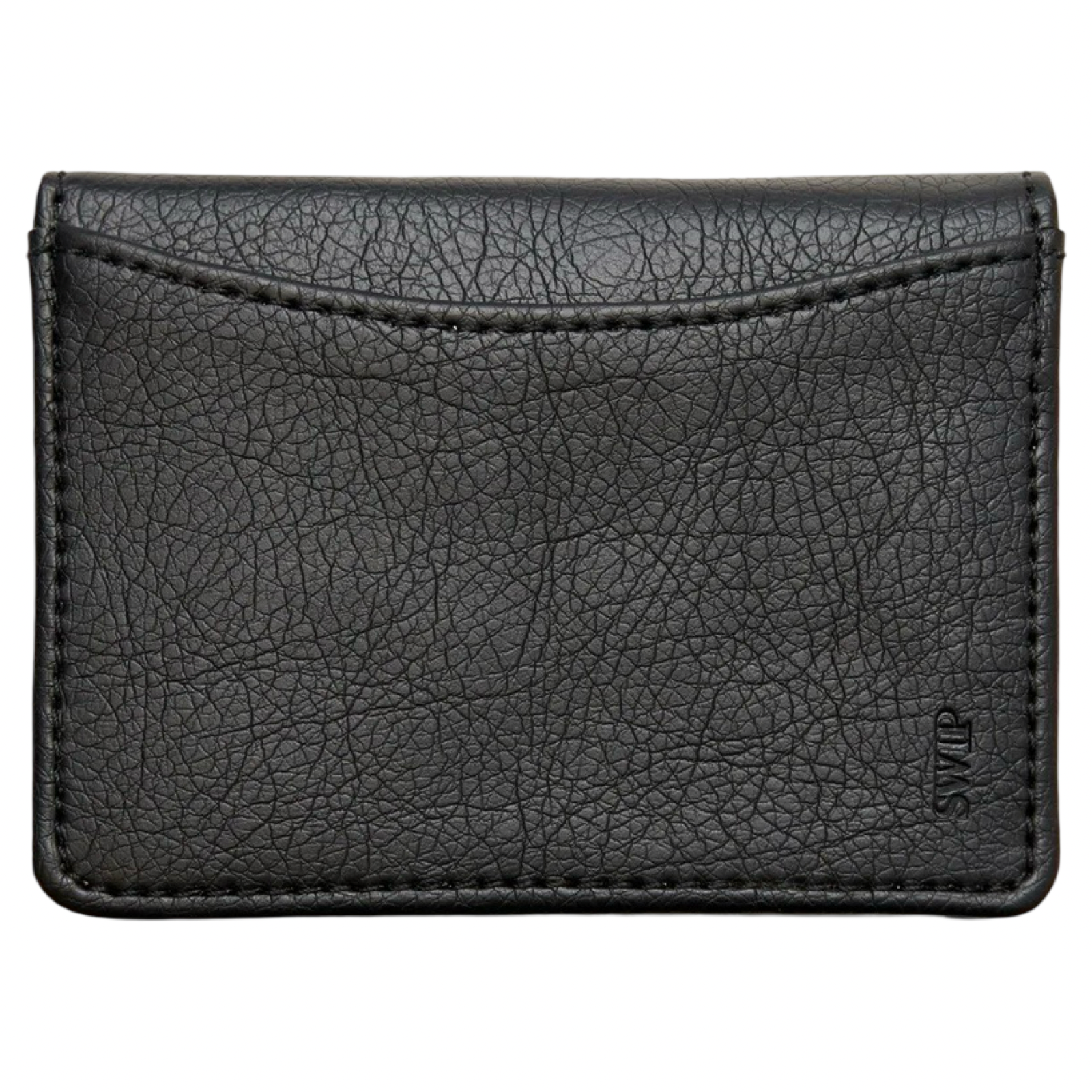 Kikkerland Black Accordion Style Bi-Fold Swip Wallet - Customizable & Practical Design
