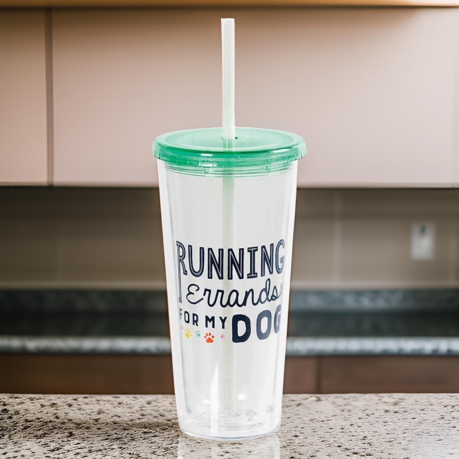 20oz "Running Errands For My Dog" Acrylic Tumbler by CR Gibson - Double Wall