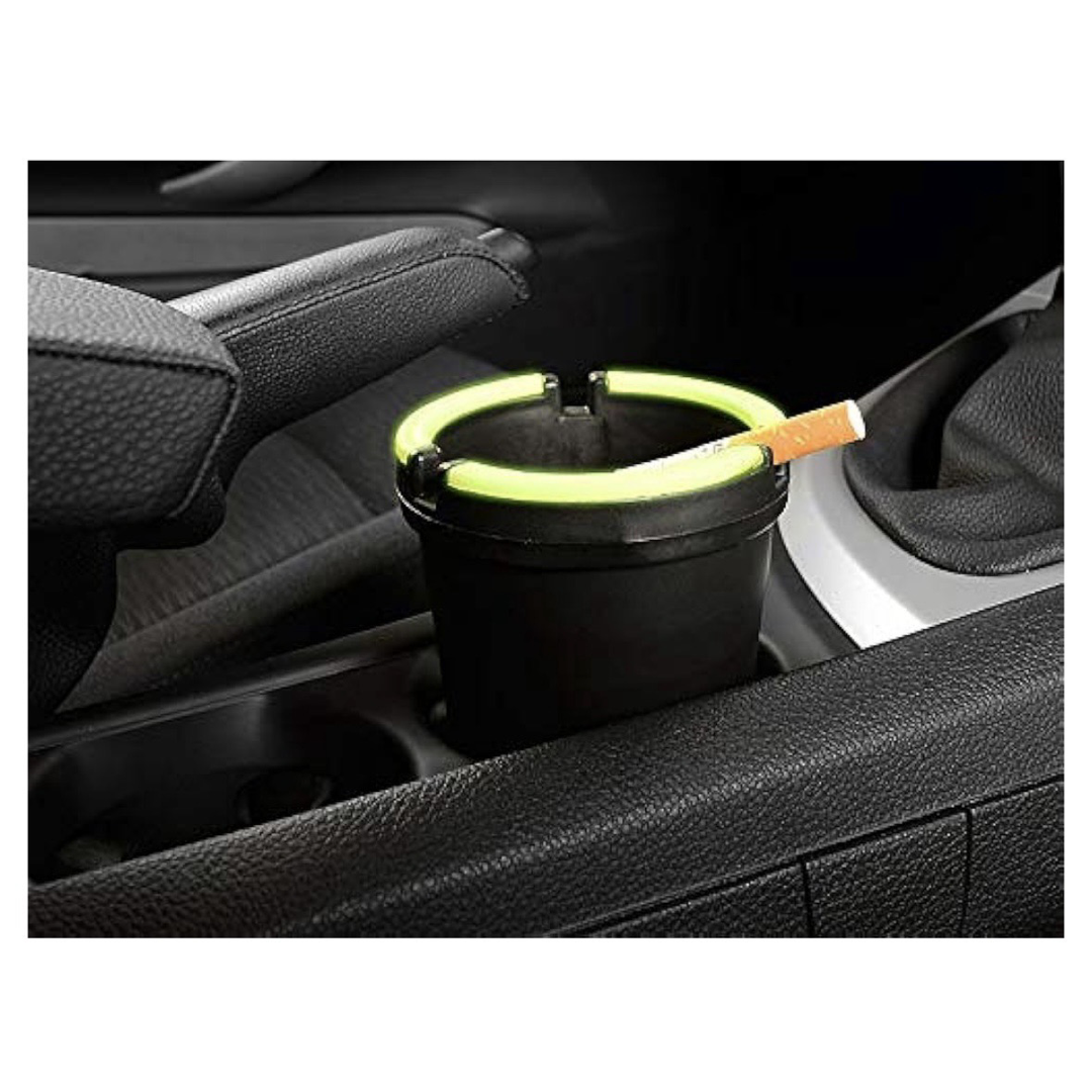 Glow In the Dark Auto Extinguishing Butt Bucket, Ashtray  - Cut Down On Mess & Odor