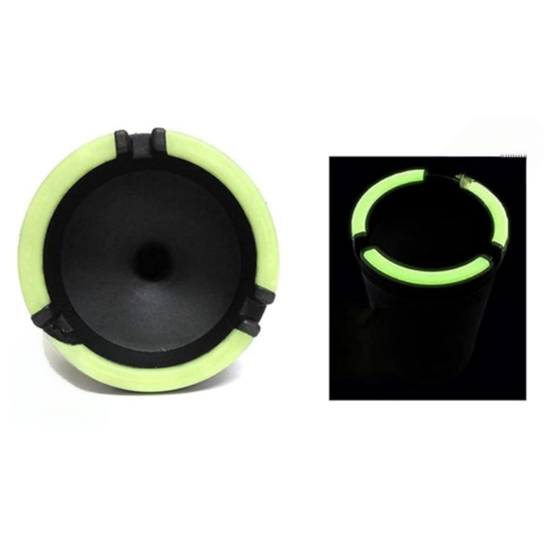 Glow In the Dark Auto Extinguishing Butt Bucket, Ashtray  - Cut Down On Mess & Odor