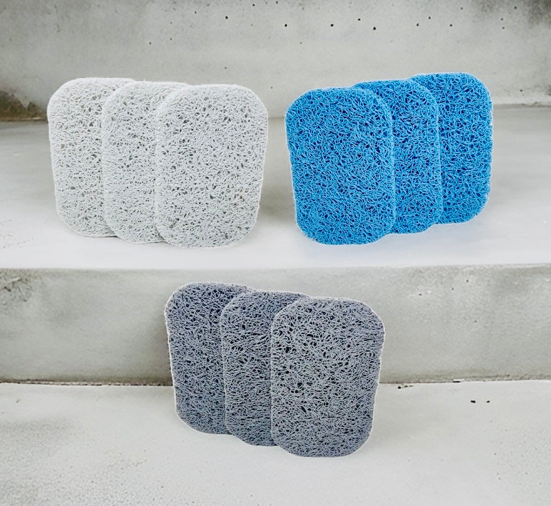 3pk Self Draining Non-Slip Bar Soap Saver - Keep Your Hand Soap From Sticking and Slipping