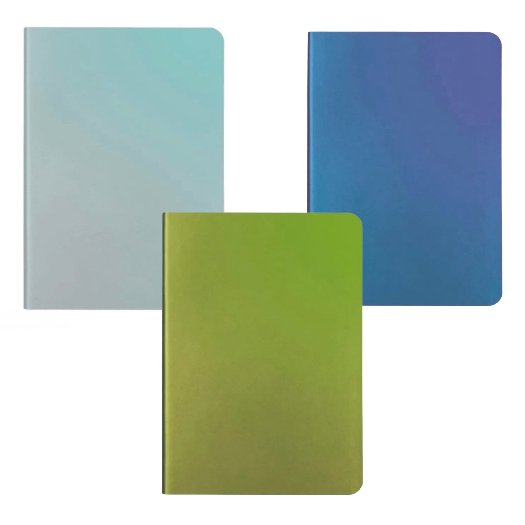Iridescent 5 x 7 Lined Soft Covered 80pg Notebook - For Journal Writing & Notes