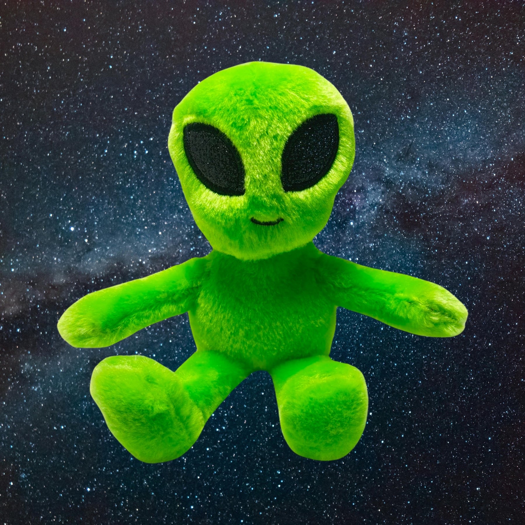 5" Wishpets Alien Toy Mini Plush Stuffed Alien w/Clip for Backpack