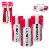 Kuissential 3pk Foldable Wine Bottles - Reusable, Portable, Easy To Pour