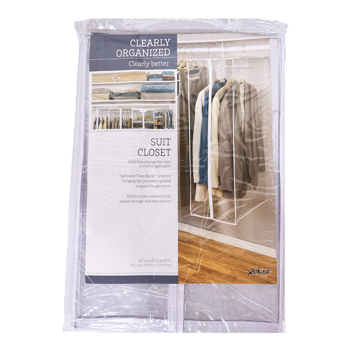 Hanging Suit Closet - Dust Free Storage For Suits And Other Garments